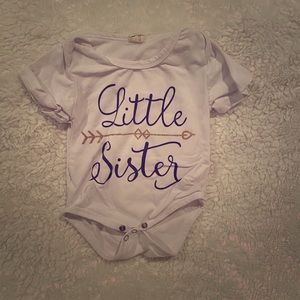 Little sister onesie